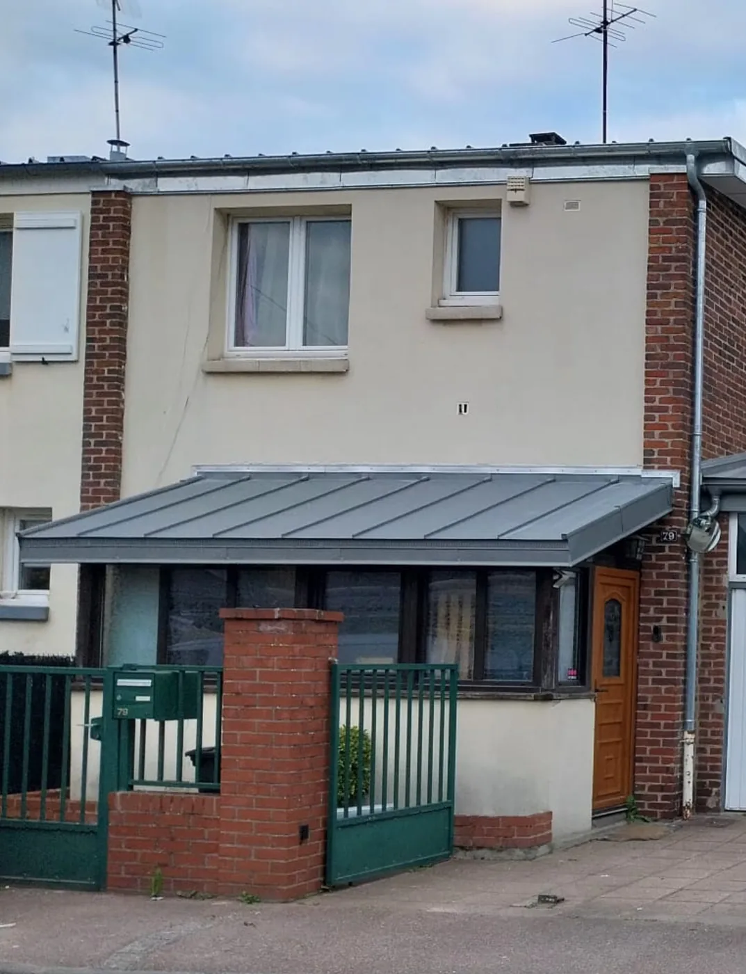 Extension avec toiture zinc à Sotteville-lès-Rouen