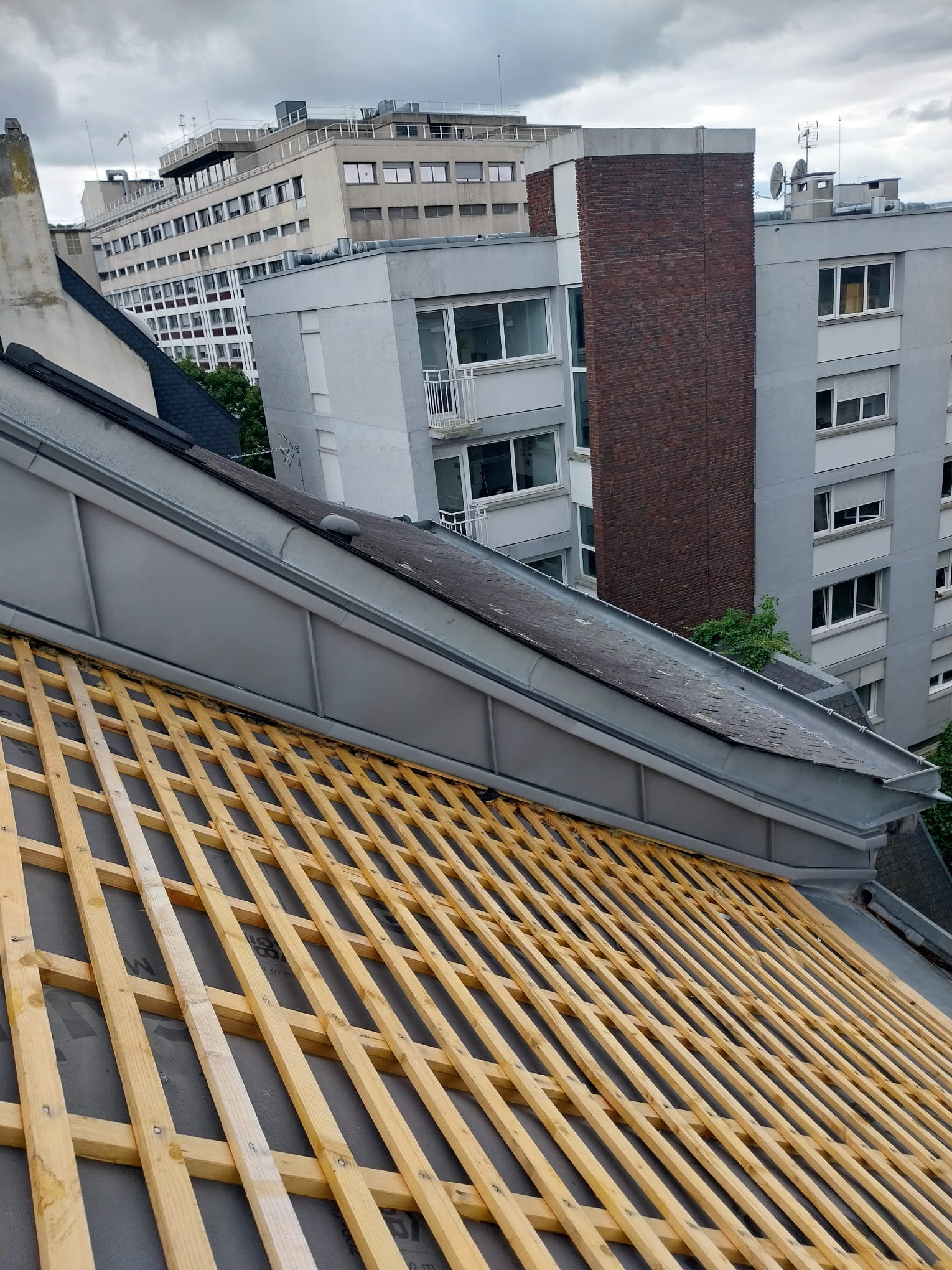 Chantier ardoise et zinc Rouen